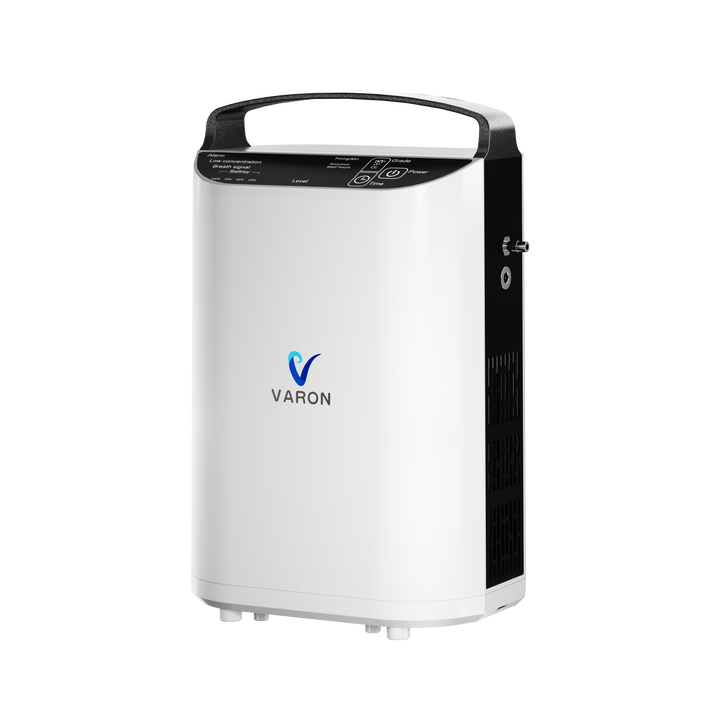 VARON VP-1 portable pulse oxygen concentrator, lightweight and travel-friendly