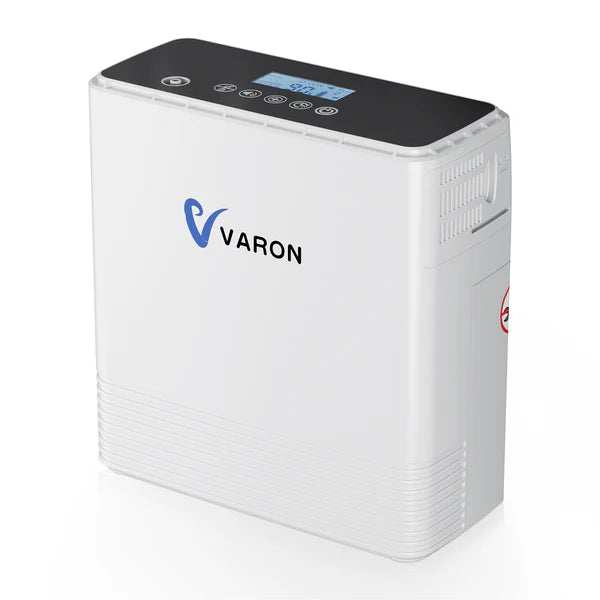 VARON VP-6 portable continuous oxygen concentrator, high flow for outdoor use