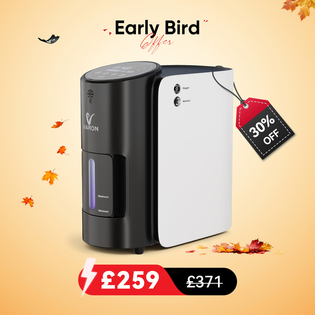 VARON VH-1 Home Oxygen Concentrator | 1-7 Adjustable, Vital Senior Health