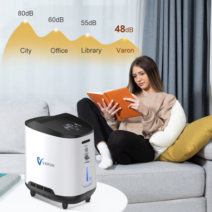 VARON VH-2 home continuous oxygen concentrator, quiet and reliable