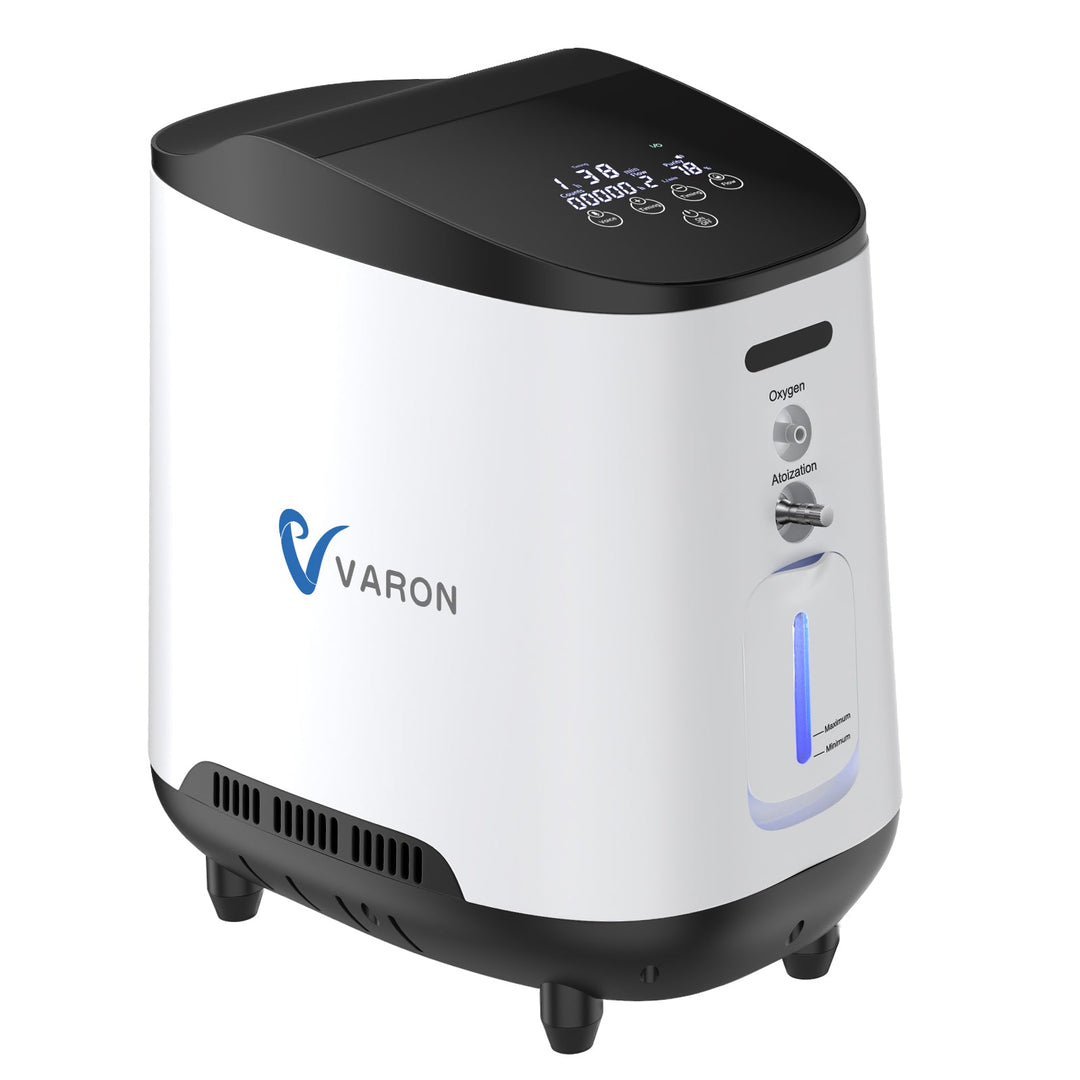 VARON VH-2 home continuous oxygen concentrator, smart control and low noise