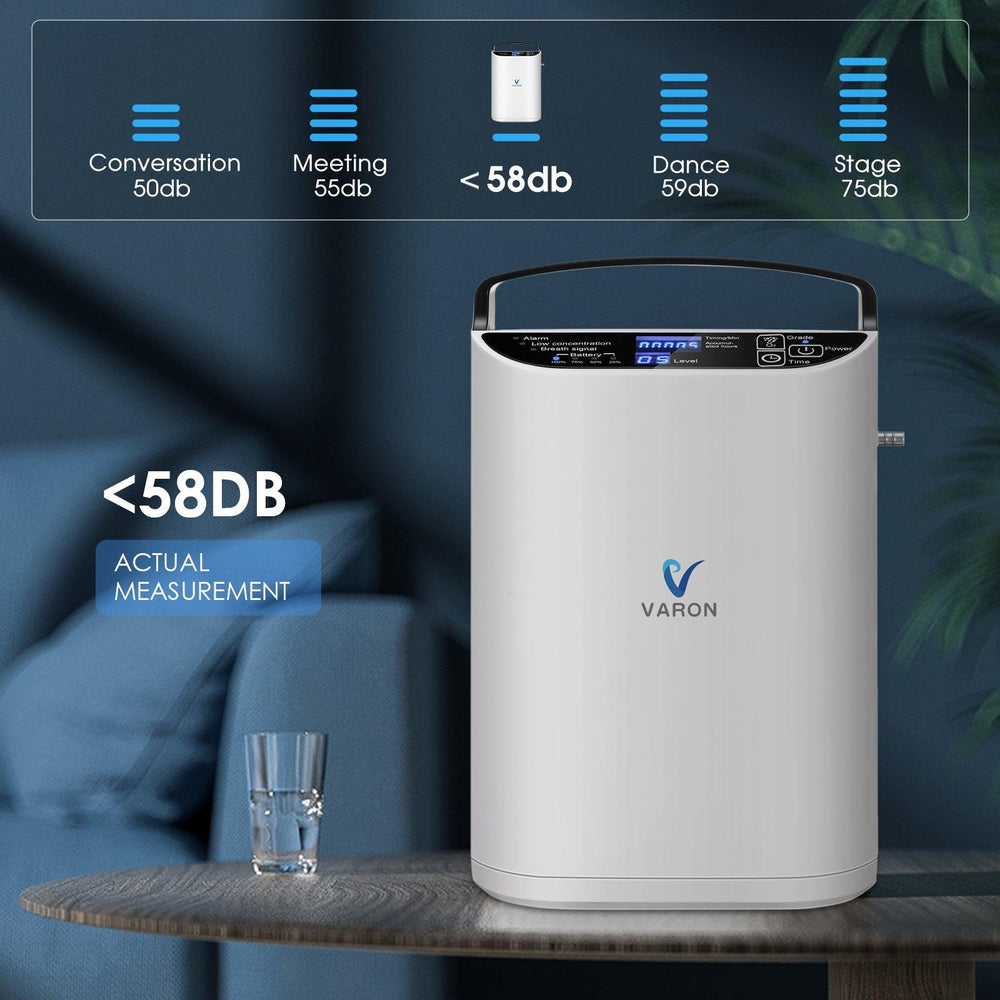 VARON VP-1 portable oxygen machine, quiet and reliable