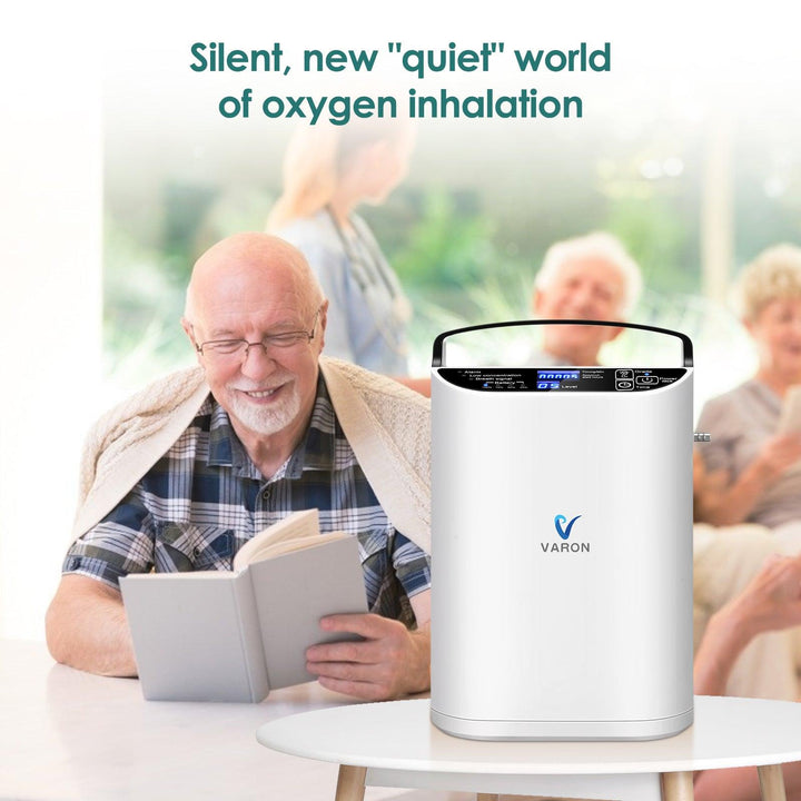 VARON 5L Pulse Flow Portable Oxygen Concentrator VP01, quiet and reliable