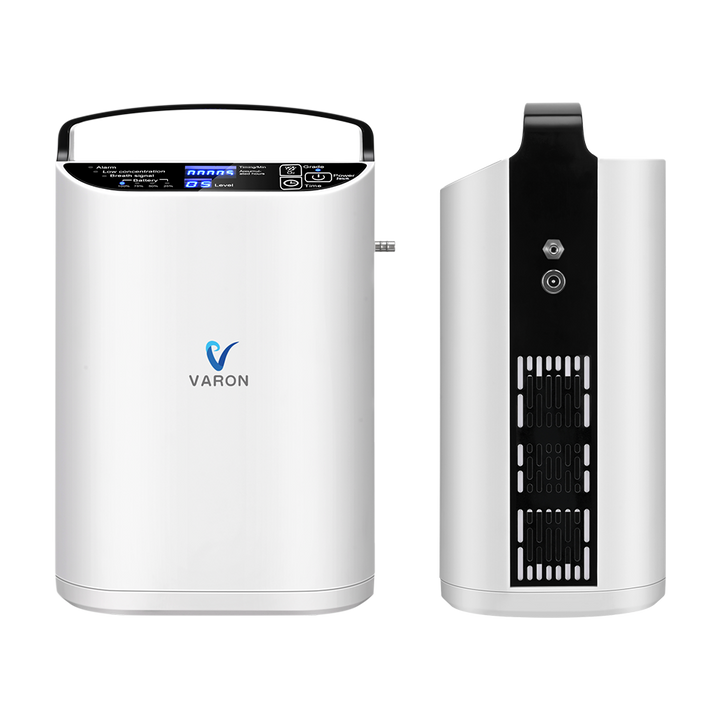 VARON VP-1 portable pulse oxygen concentrator, lightweight and travel-friendly