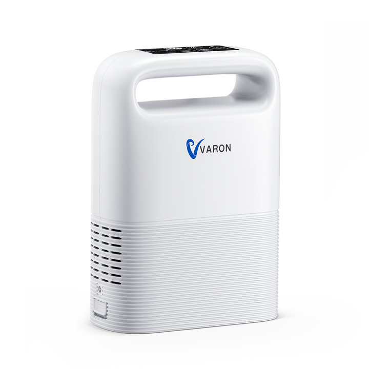 VARON VP-2 portable pulse oxygen concentrator, long battery life for active users