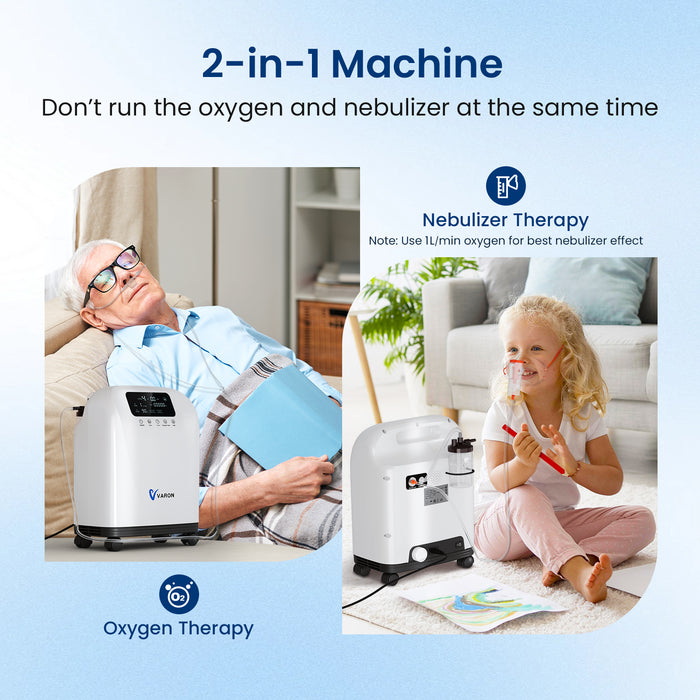 VARON VH-4 | Continuous Flow Home Oxygen Concentrator (1-9 settings)