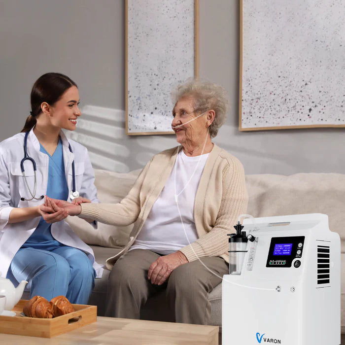 VARON 5L Premium Home Oxygen Concentrator Serene 5 Oxygen Generator FDA-Approved