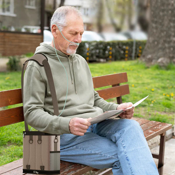 VARON VP-6 portable oxygen concentrator for the old, travel, and outdoor oxygen therapy