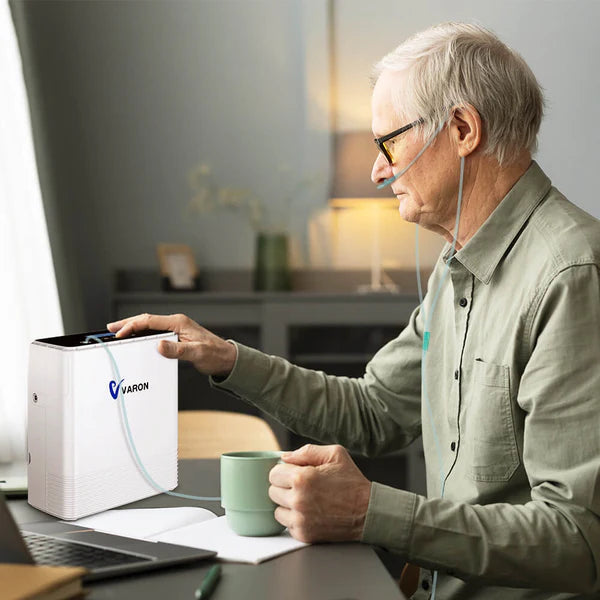 VARON 1-6L Continuous Flow Portable Oxygen Concentrator VP-6