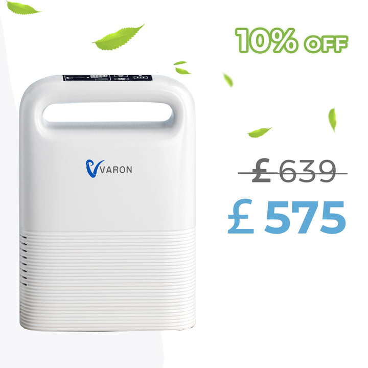 VARON 5L Pulse Flow Portable Oxygen Concentrator VP-2