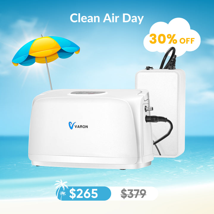 VARON VL-1 Pulse Oxygen Concentrator | Ideal for Mobility, CE-Approved