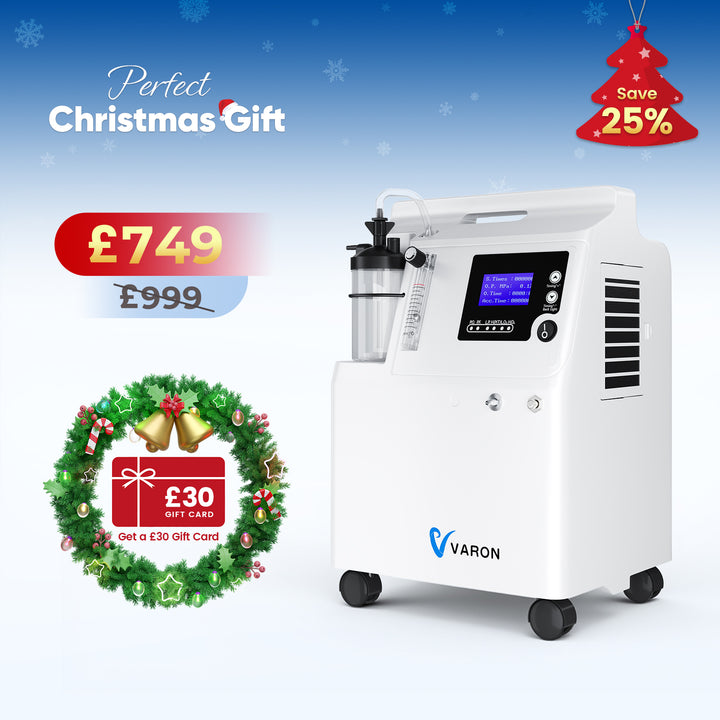 VARON Serene 5L Oxygen Concentrator |72H Operation FDA