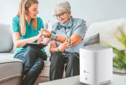 VARON VH-3 Home Oxygen Concentrator | 1-7L/min Comfortable Therapy, CE-Approved
