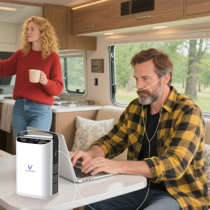 VARON VP-1 Pulse Portable Oxygen Concentrator | 24H Operation