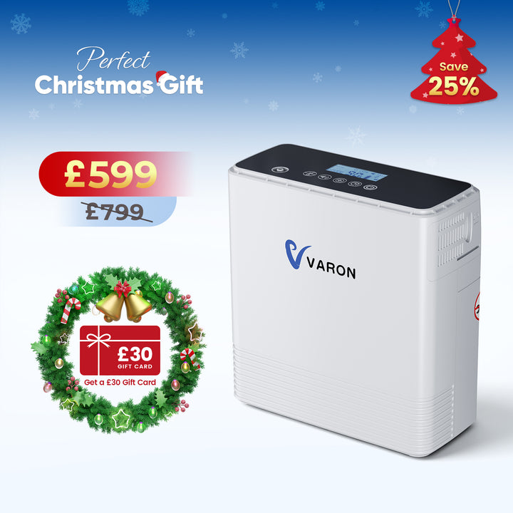 VARON VP-6 Continuous Portable Oxygen Concentrator | 1-6 Adjustable