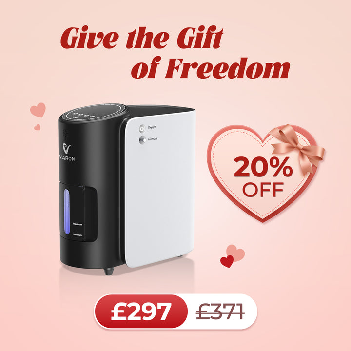 VARON VH-1 Home Oxygen Concentrator | 1-7 Adjustable, Vital Senior Health