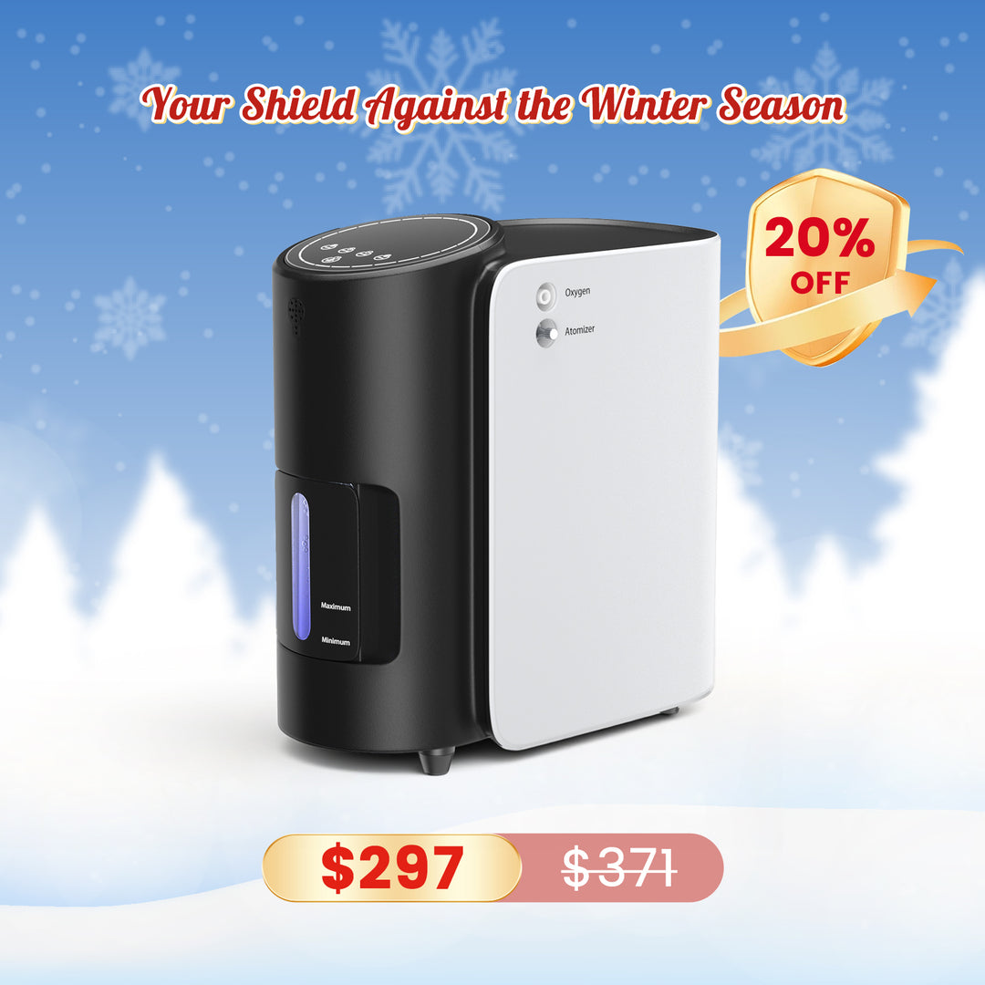 VARON VH-1 Home Oxygen Concentrator | 1-7 Adjustable, Vital Senior Health