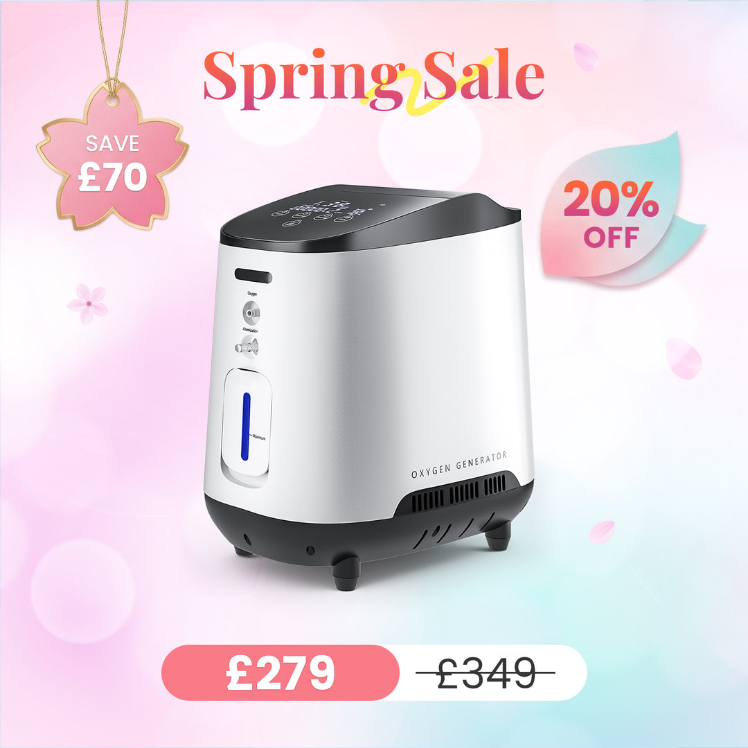 VARON VH-2 Home Oxygen Concentrator | 1-7 Adjustable, 24H Operation