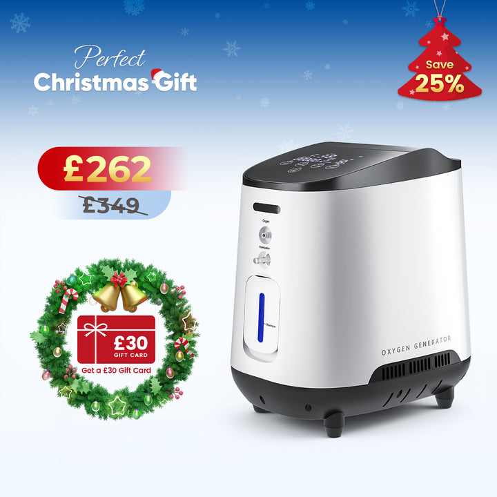 VARON VH-2 Home Oxygen Concentrator | 1-7 Adjustable, 24H Operation