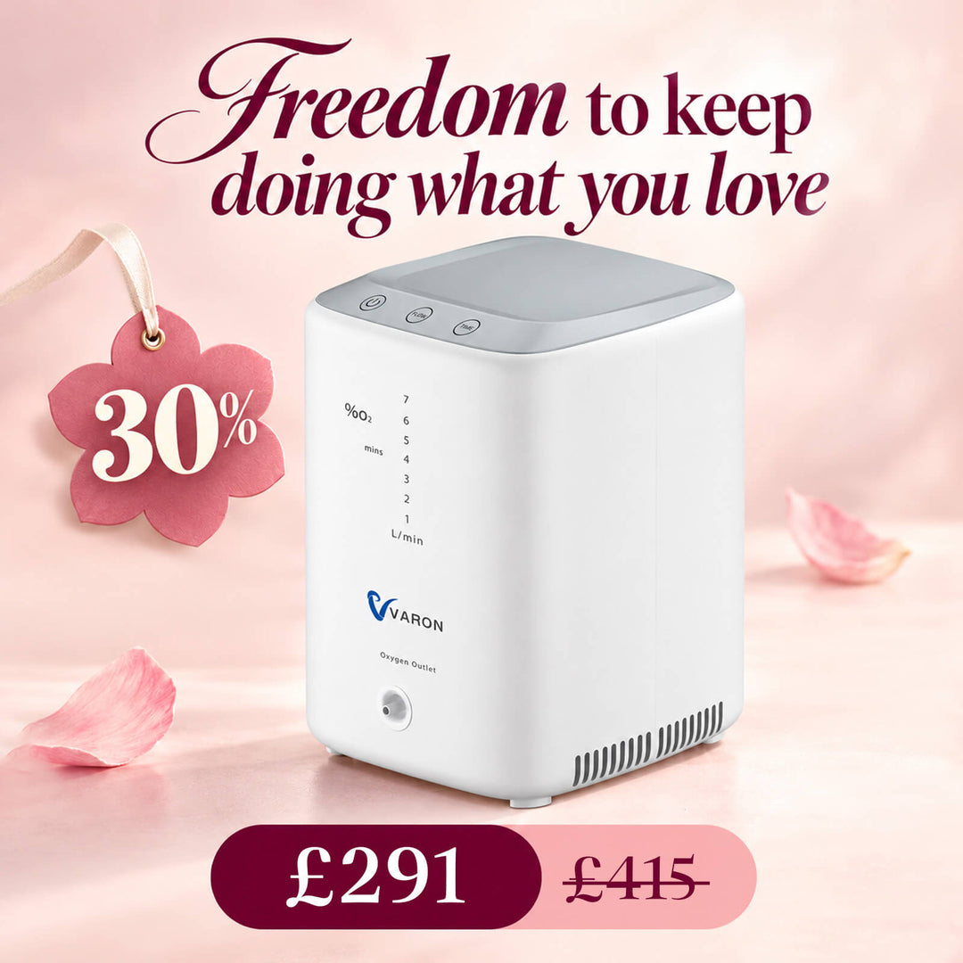 VARON VH-3 Home Oxygen Concentrator | 1-7 Comfortable Therapy