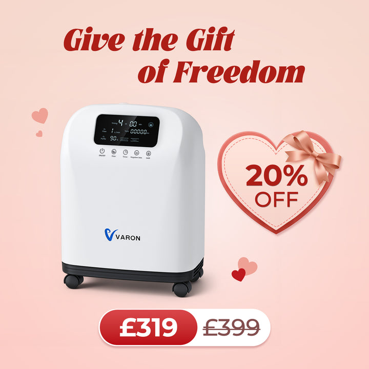 VARON VH-4 | Continuous Flow Home Oxygen Concentrator (1-9 settings)