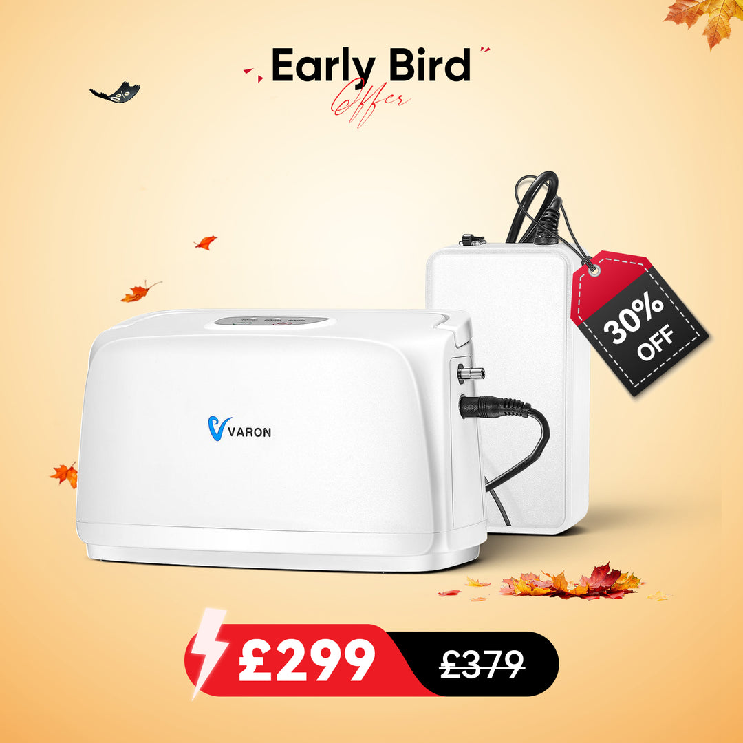 VARON VL-1 Pulse Oxygen Concentrator | Ideal for Mobility