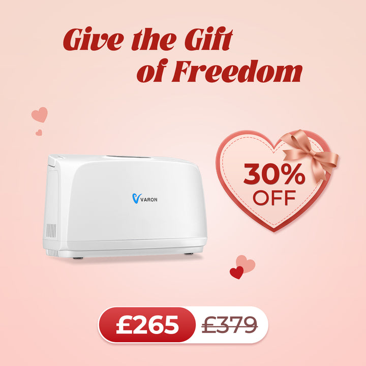 VARON VL-1 Pulse Oxygen Concentrator | Ideal for Mobility