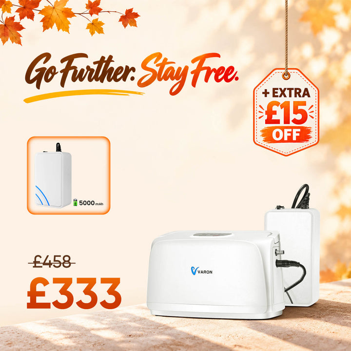 VARON VL-1 Pulse Oxygen Concentrator | Ideal for Mobility
