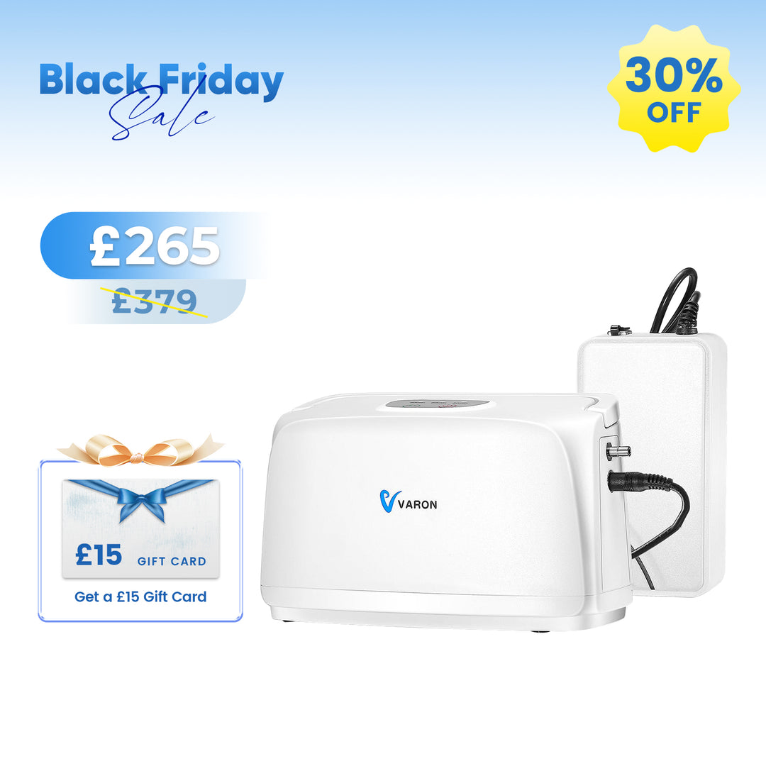 VARON VL-1 Pulse Oxygen Concentrator | Ideal for Mobility