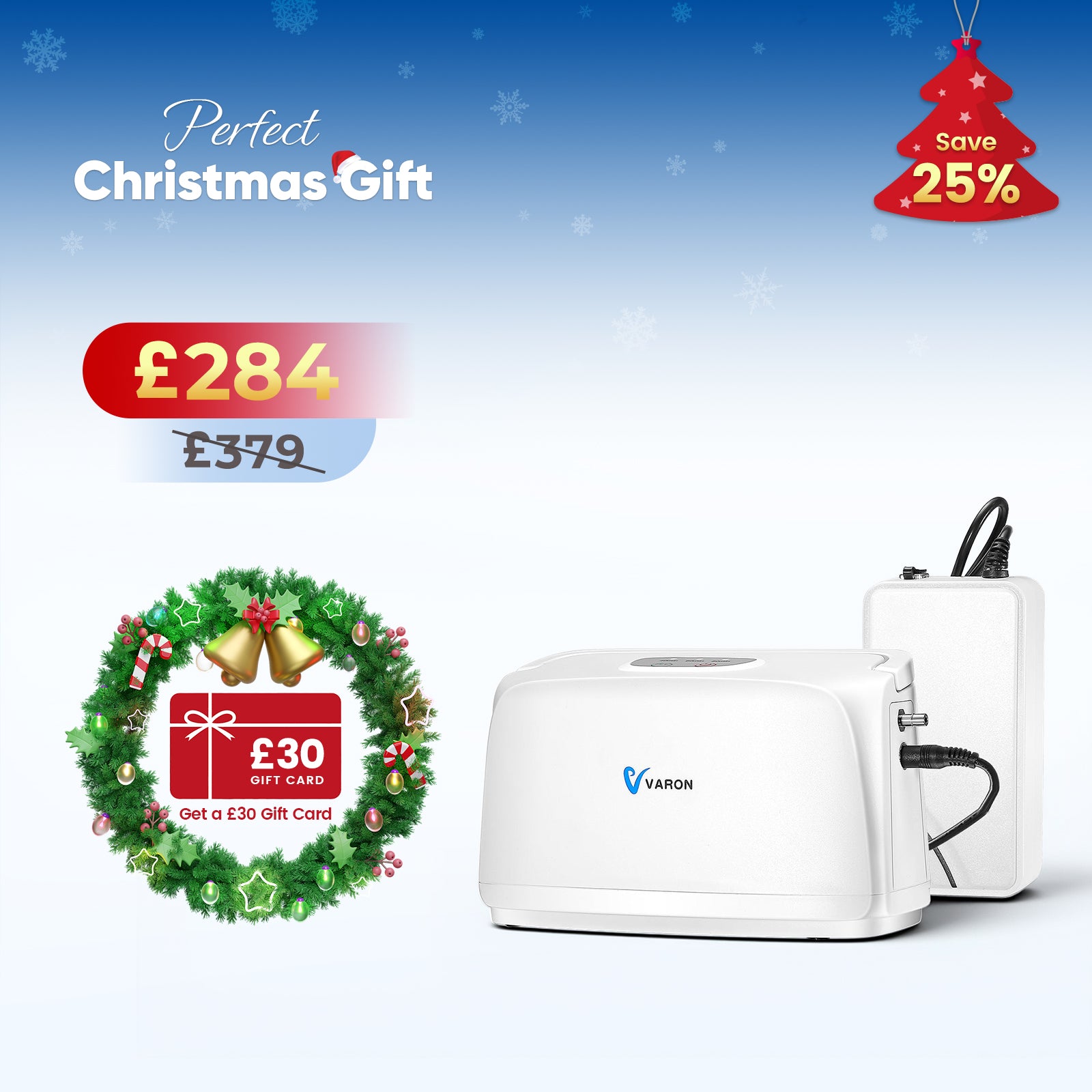 VARON VL-1 Pulse Oxygen Concentrator | Ideal for Mobility