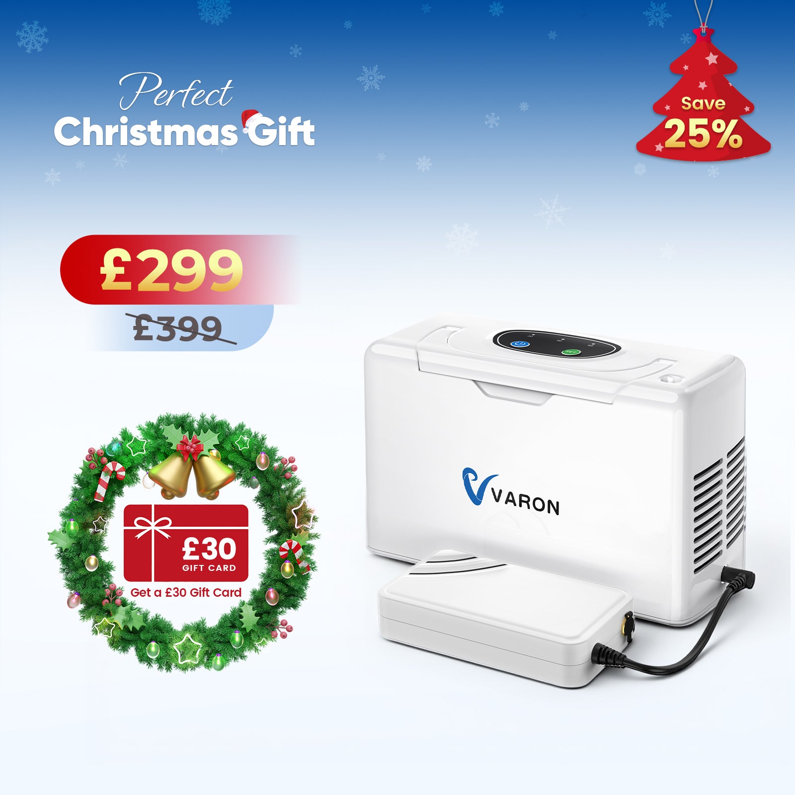 VARON VL-2 3L Light Continuous Portable Oxygen Concentrator