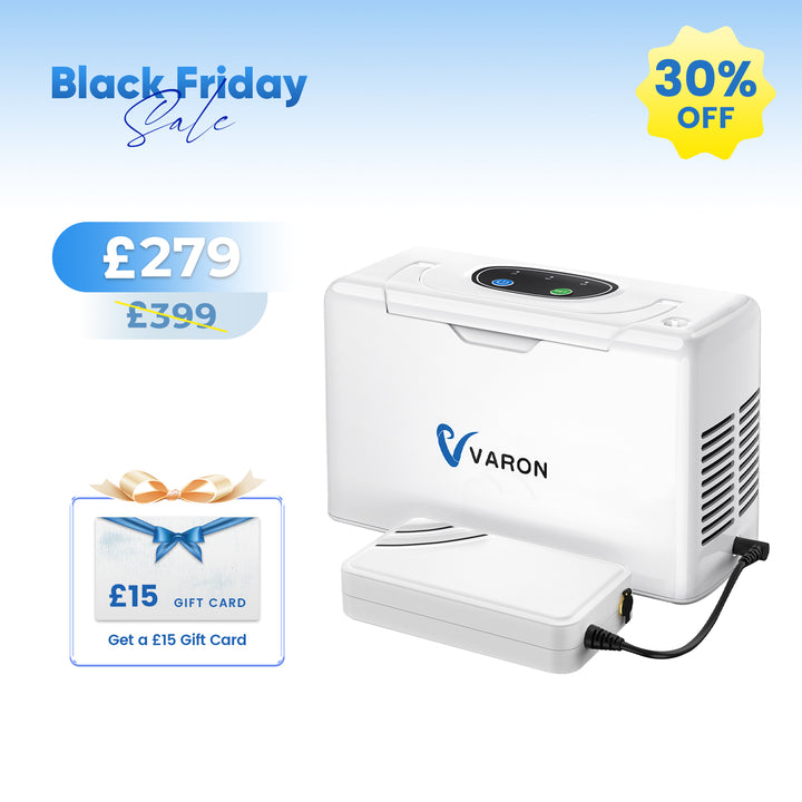 VARON VL-2 3L Light Continuous Portable Oxygen Concentrator