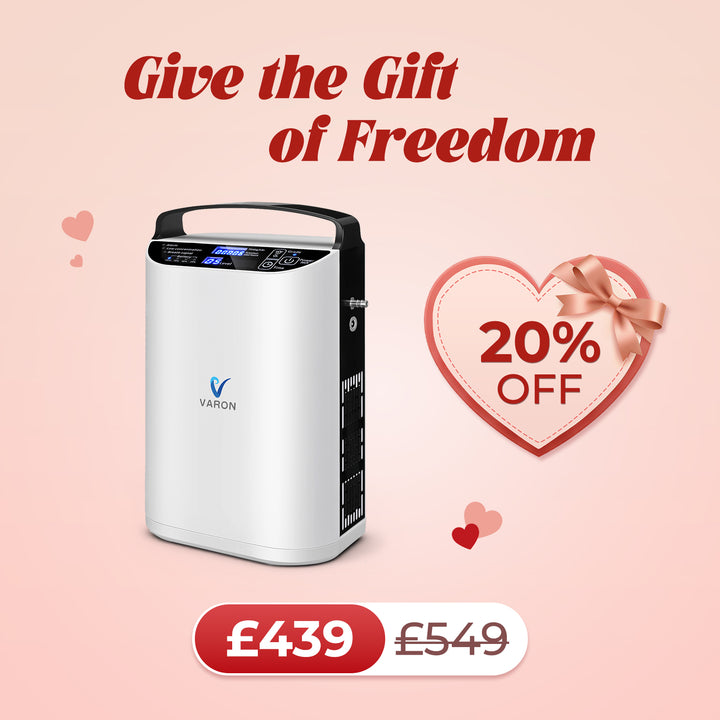VARON VP-1 Pulse Portable Oxygen Concentrator | 24H Operation