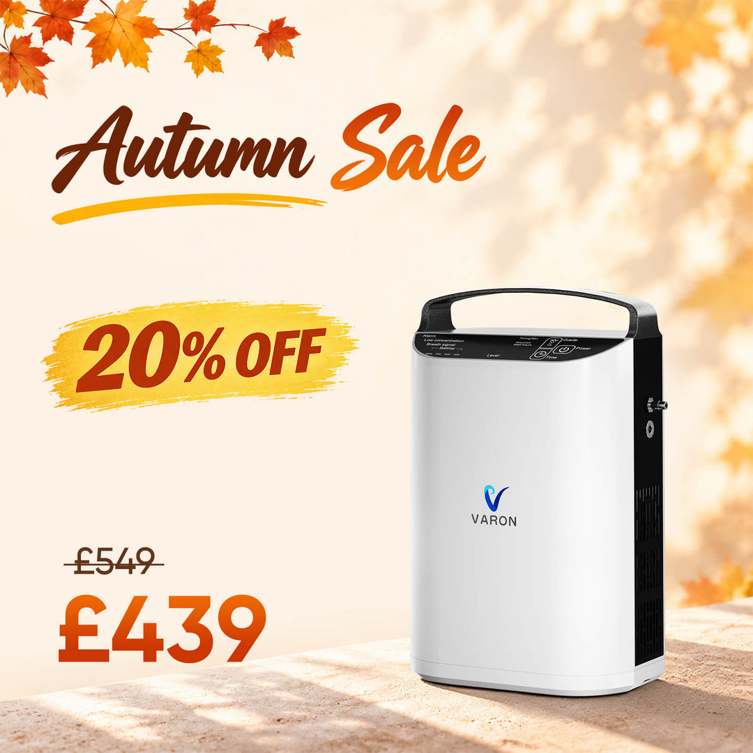 VARON VP-1 Pulse Portable Oxygen Concentrator | 24H Operation