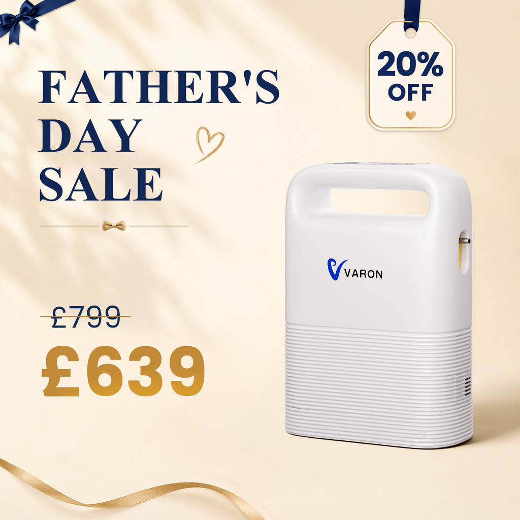 VP 2 Pulse Portable Oxygen Concentrator Continuous Use Long Battery Life Lightweight & Travel Friendly