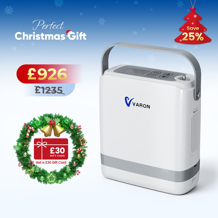 （Pre-sale）New VARON VP-8G | Pulse Flow Portable Oxygen Concentrator 1-8 settings