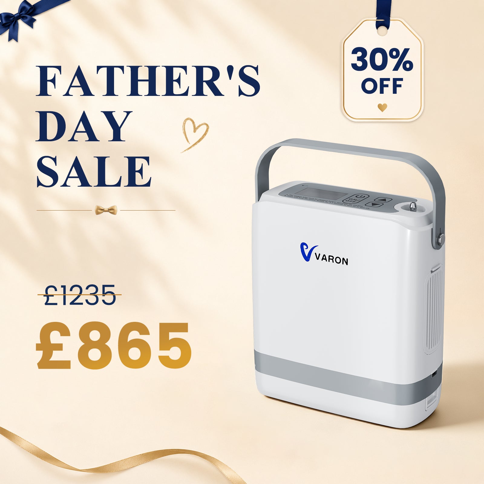 New VARON VP-8G | Pulse Flow Portable Oxygen Concentrator 1-8 settings