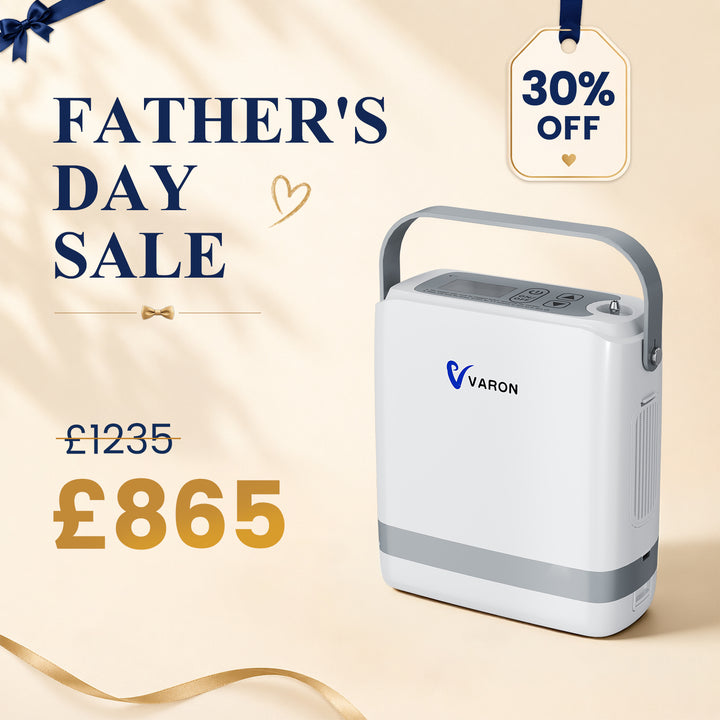 New VARON VP-8G | Pulse Flow Portable Oxygen Concentrator 1-8 settings
