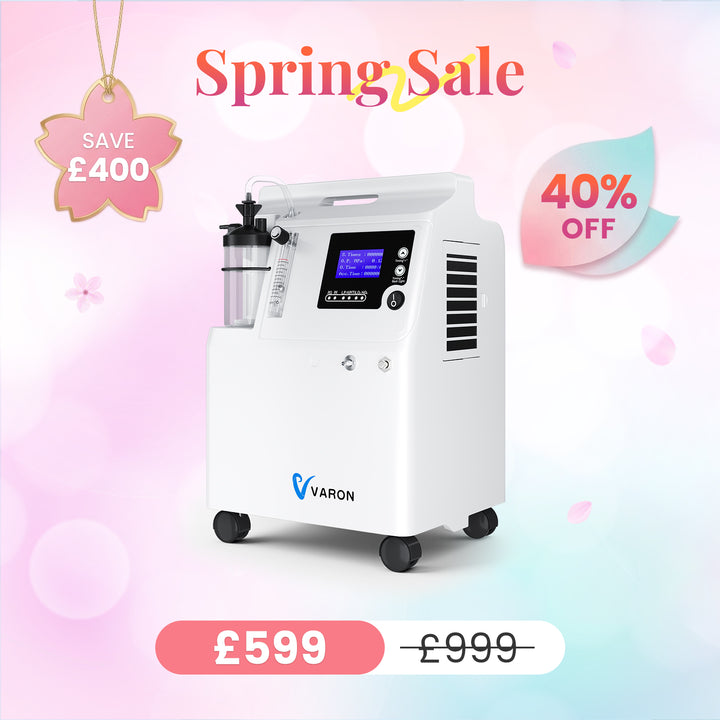 VARON Serene 5L Oxygen Concentrator |72H Operation FDA