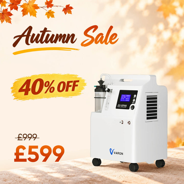 VARON Serene 5L Oxygen Concentrator |72H Operation FDA