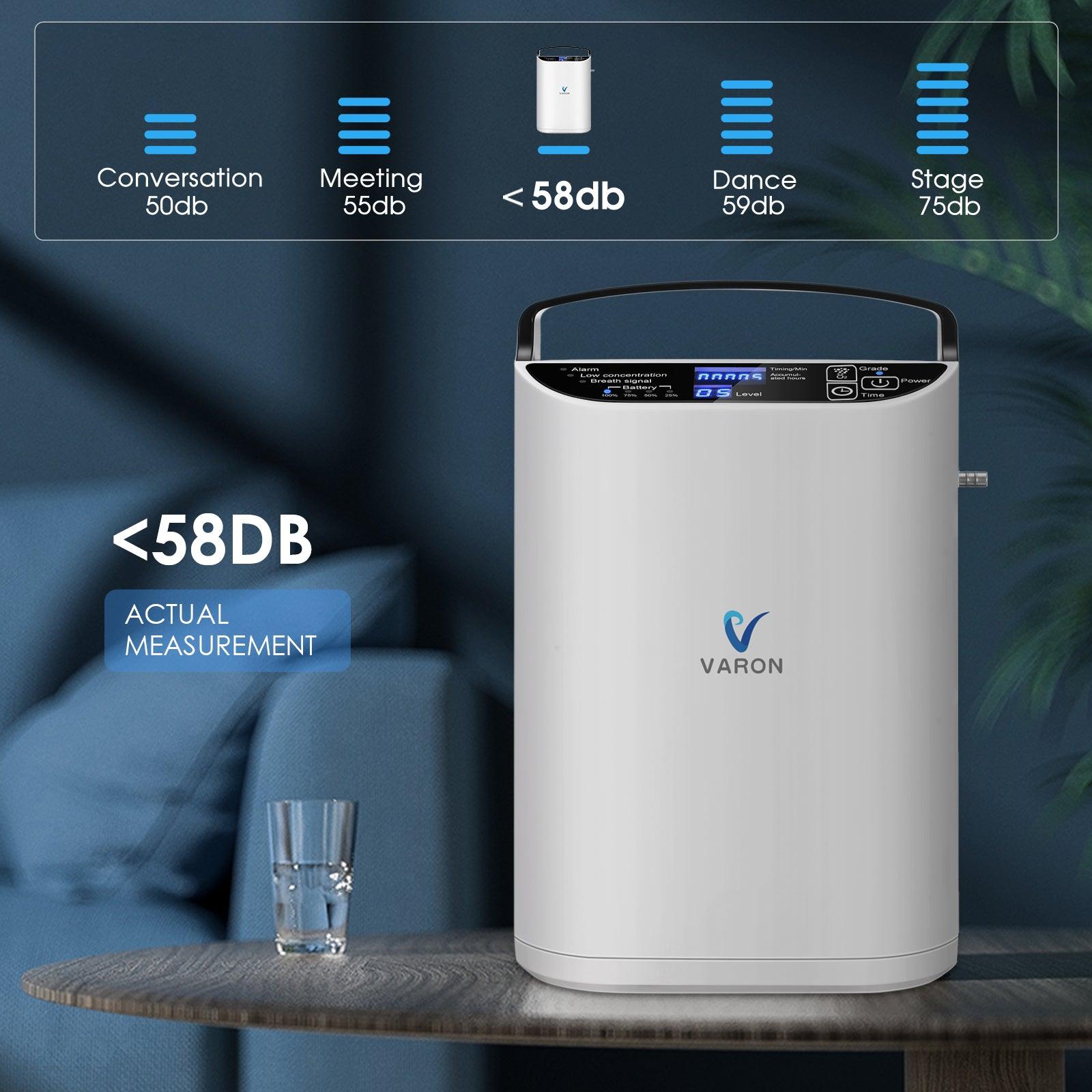 VARON VP-1 portable oxygen machine, quiet and reliable